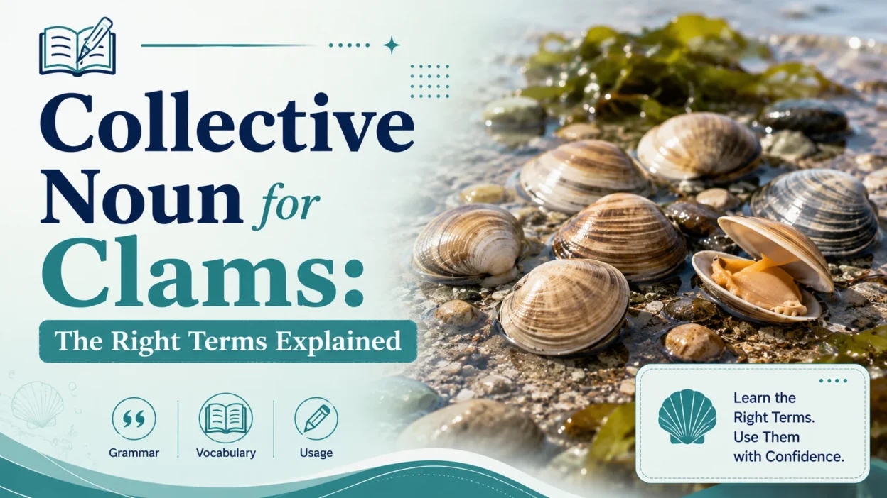 Collective Noun for Clams: The Right Terms Explained
