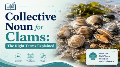 Collective Noun for Clams: The Right Terms Explained
