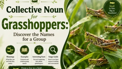 Collective Noun for Grasshoppers: Discover the Names for a Group