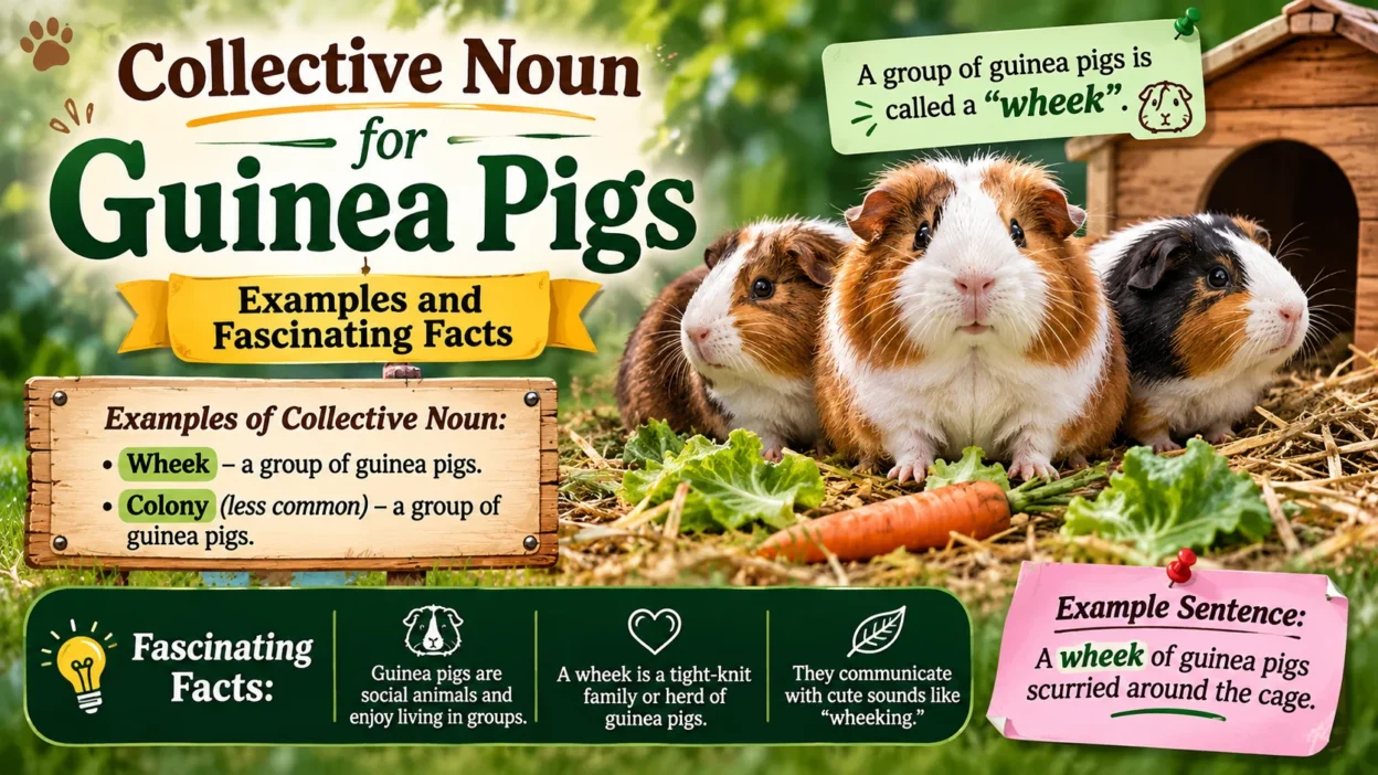Collective Noun for Guinea Pigs: Examples and Fascinating Facts