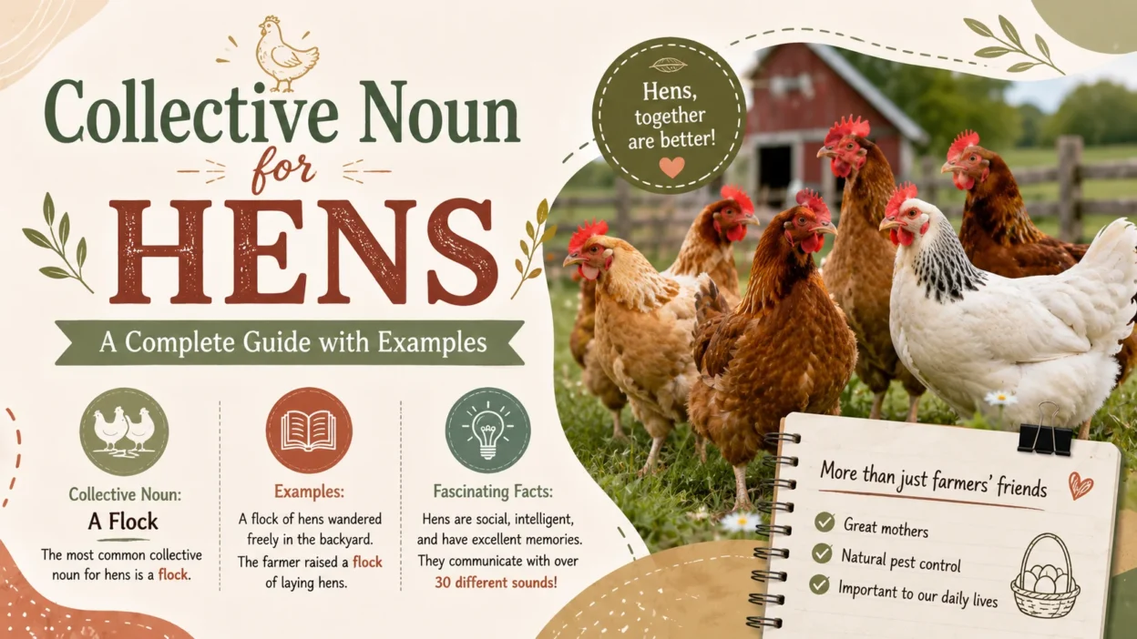 Collective Noun for Hens: A Complete Guide with Examples