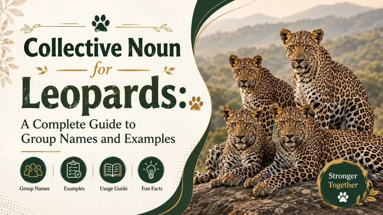 Collective Noun for Leopards: A Complete Guide to Group Names and Examples