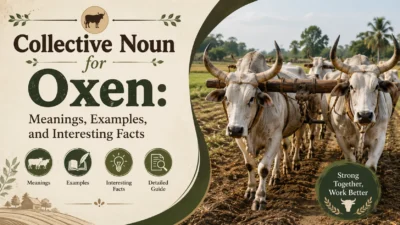 Collective Noun for Oxen: Meanings, Examples, and Interesting Facts