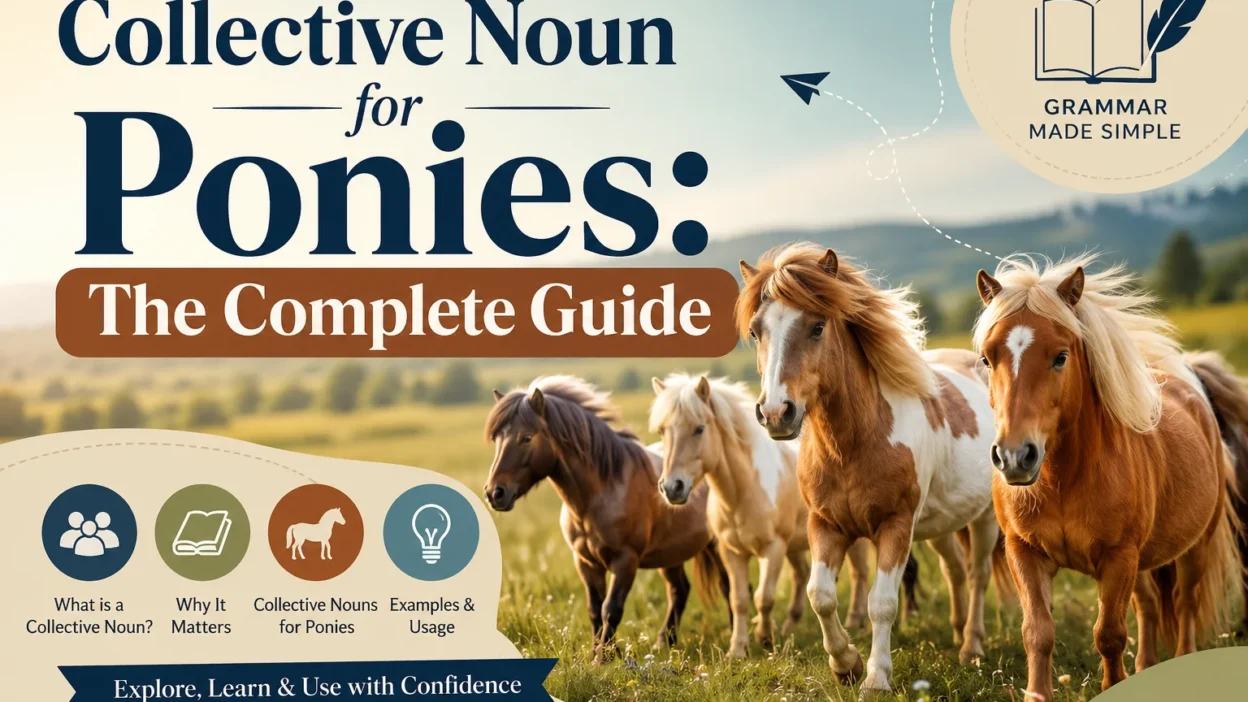 Collective Noun for Ponies: The Complete Guide
