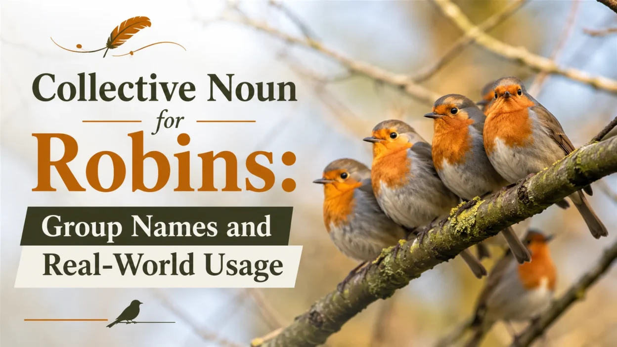 Collective Noun for Robins: Group Names and Real-World Usage