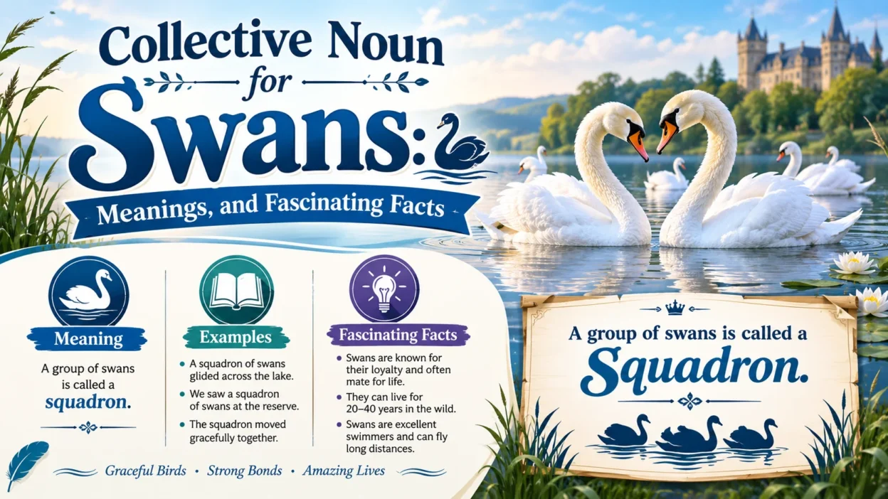 Collective Noun for Swans: Meanings, and Fascinating Facts