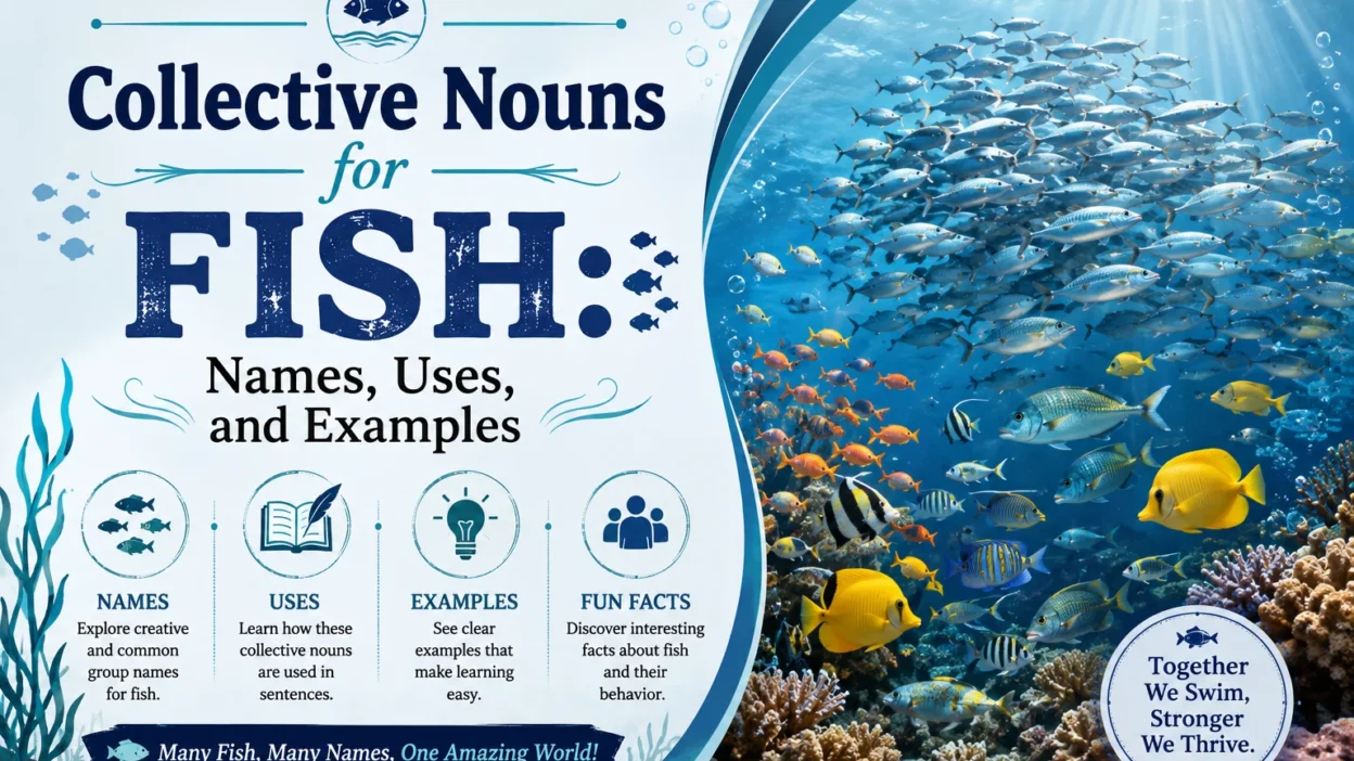 Collective Nouns for Fish: Names, Uses, and Examples