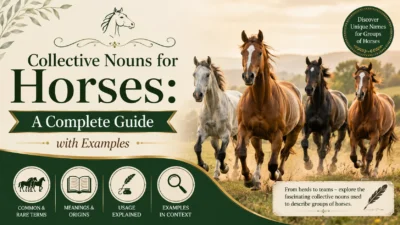 Collective Nouns for Horses: A Complete Guide with Examples