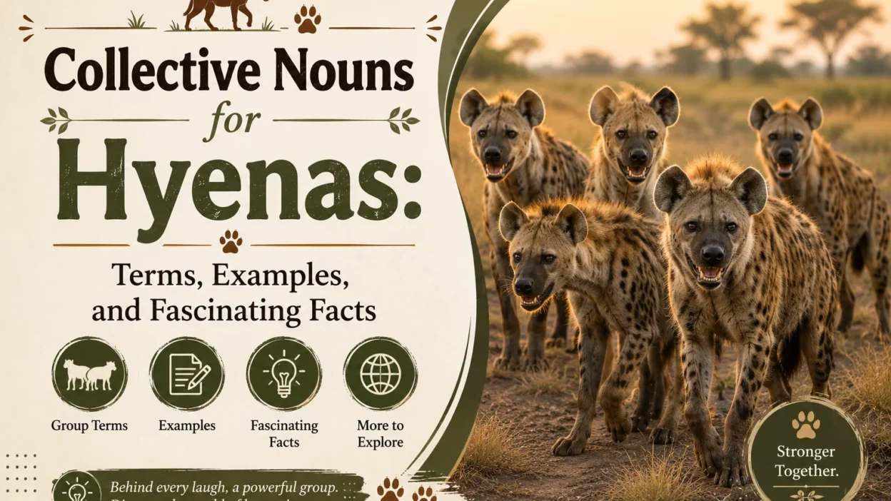 Collective Nouns for Hyenas: Terms, Examples, and Fascinating Facts