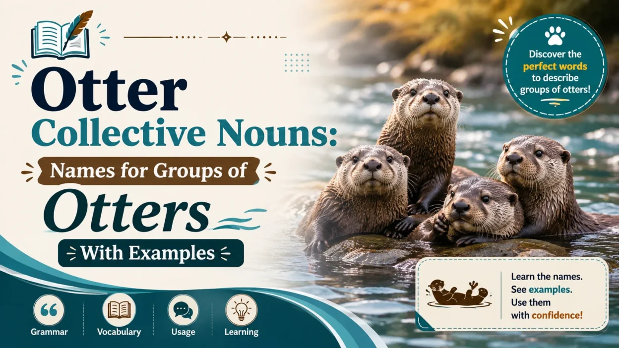 Otter Collective Nouns: Names for Groups of Otters With Examples