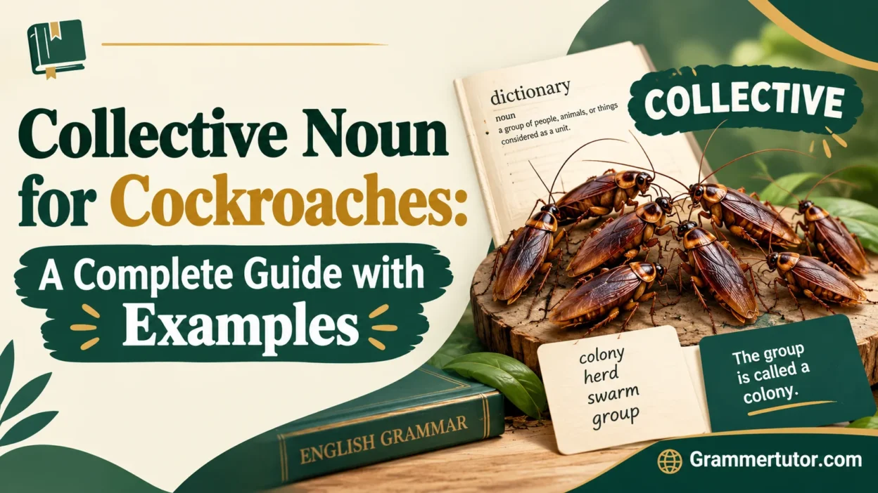 Collective Noun for Cockroaches: A Complete Guide with Examples