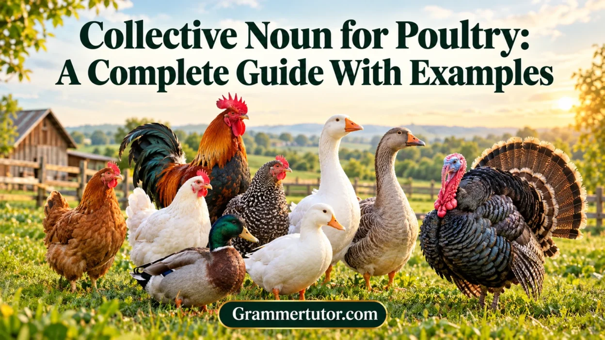 Collective Noun for Poultry: A Complete Guide With Examples