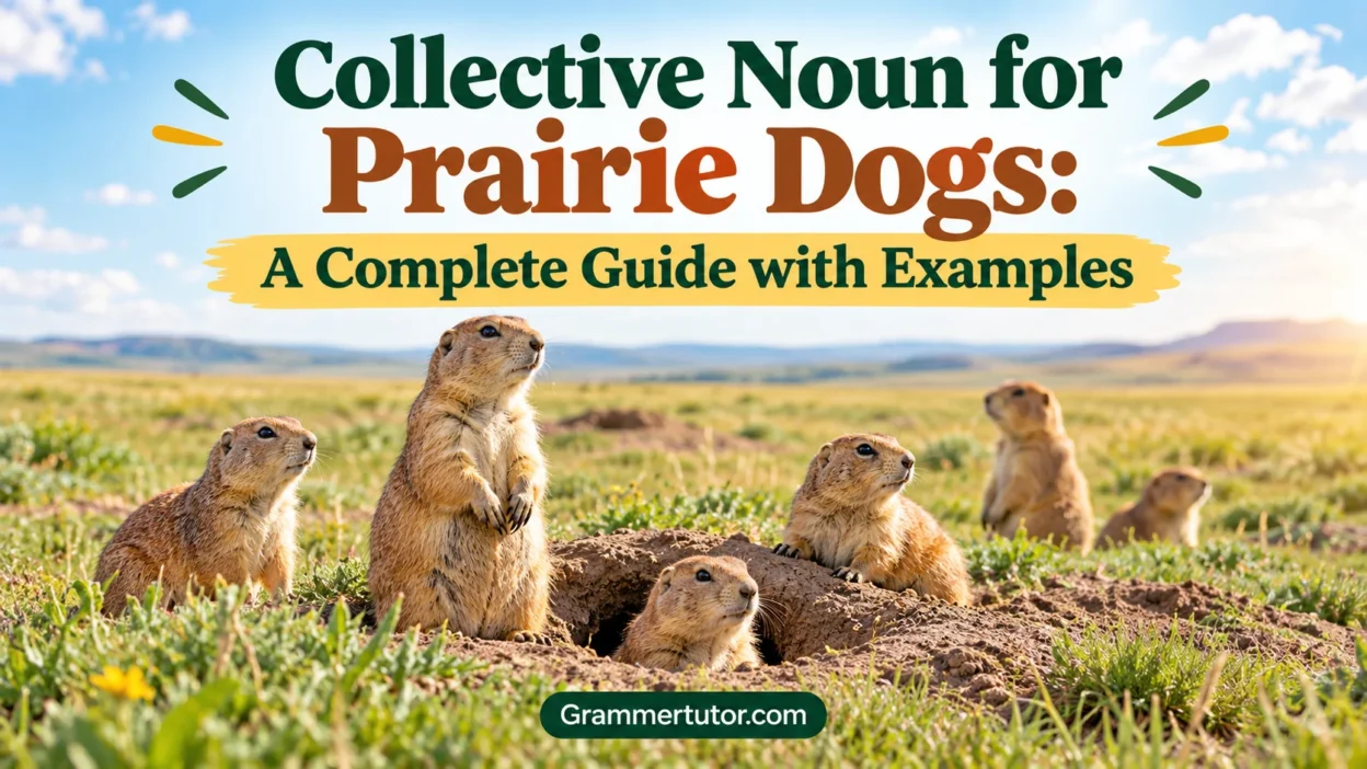 Collective Noun for Prairie Dogs: A Complete Guide with Examples
