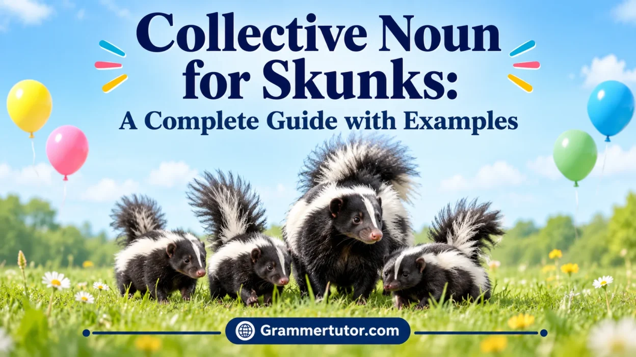 Collective Noun for Skunks: A Complete Guide with Examples