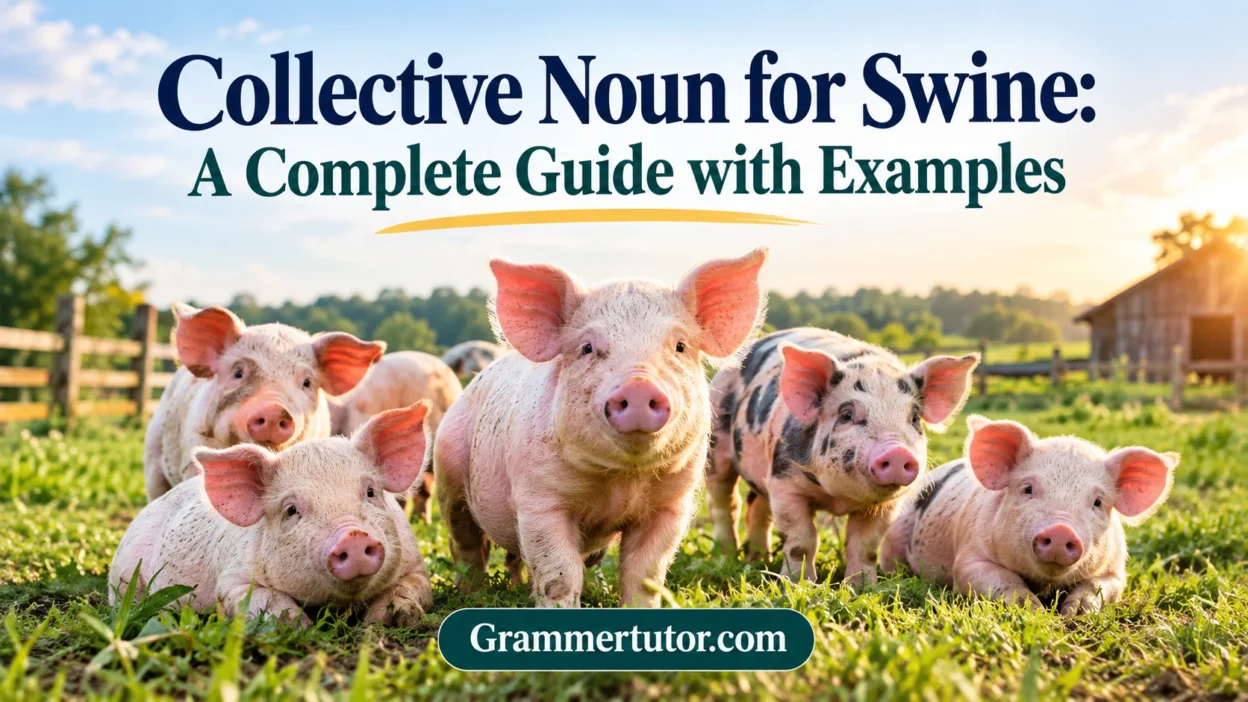 Collective Noun for Swine: A Complete Guide with Examples
