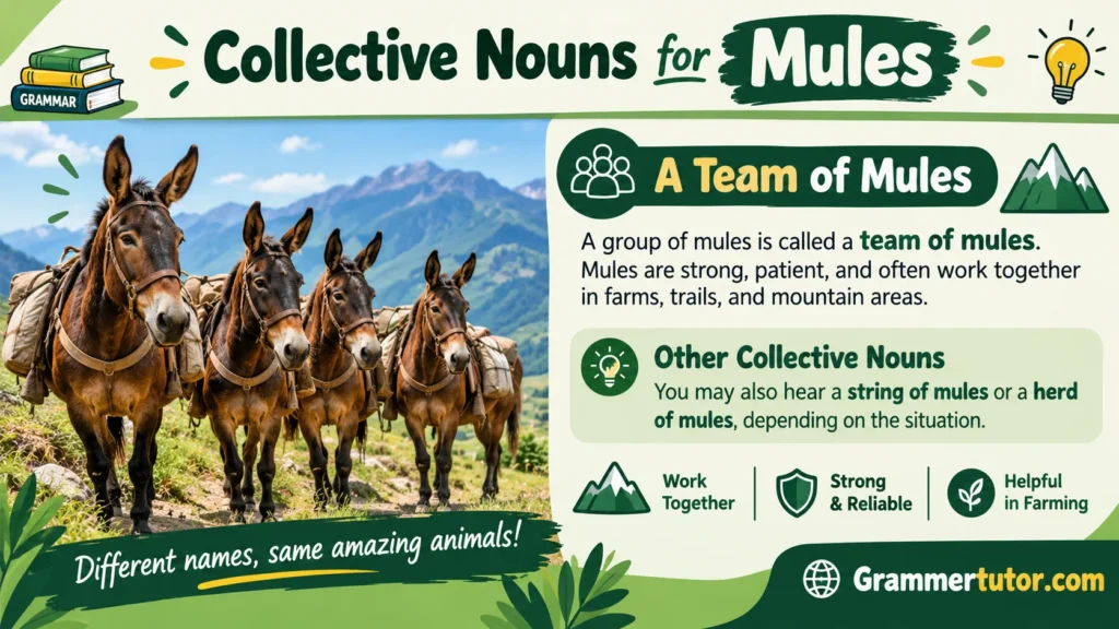 Collective Nouns for Mules