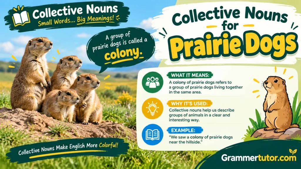 Collective Nouns for Prairie Dogs