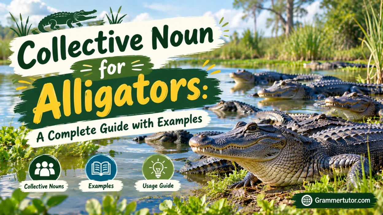 Collective Noun for Alligators: A Complete Guide with Examples
