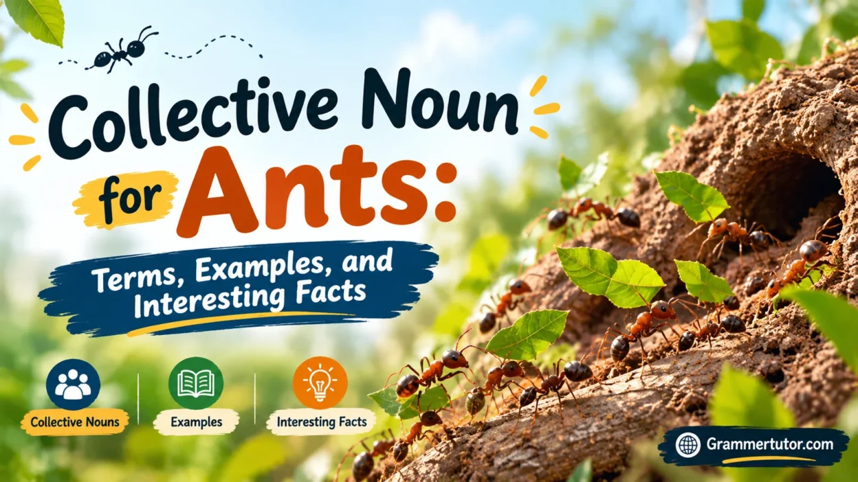 Collective Noun for Ants: Terms, Examples, and Interesting Facts
