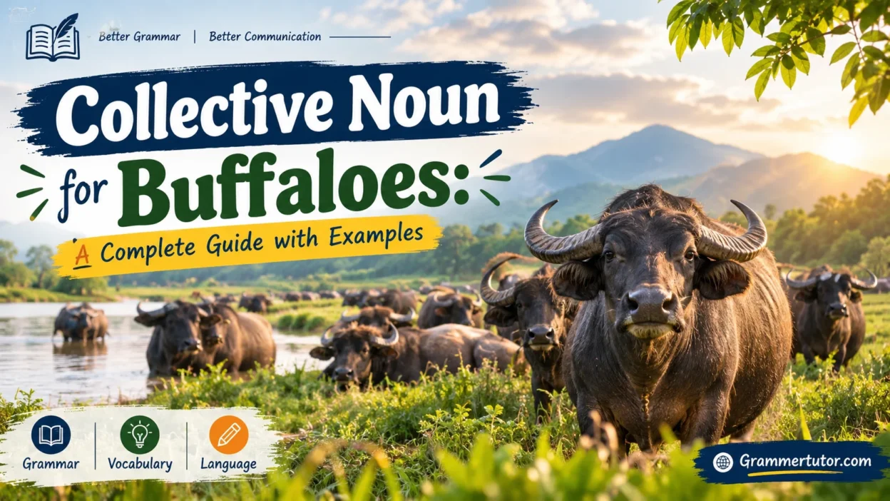 Collective Noun for Buffaloes: A Complete Guide with Examples
