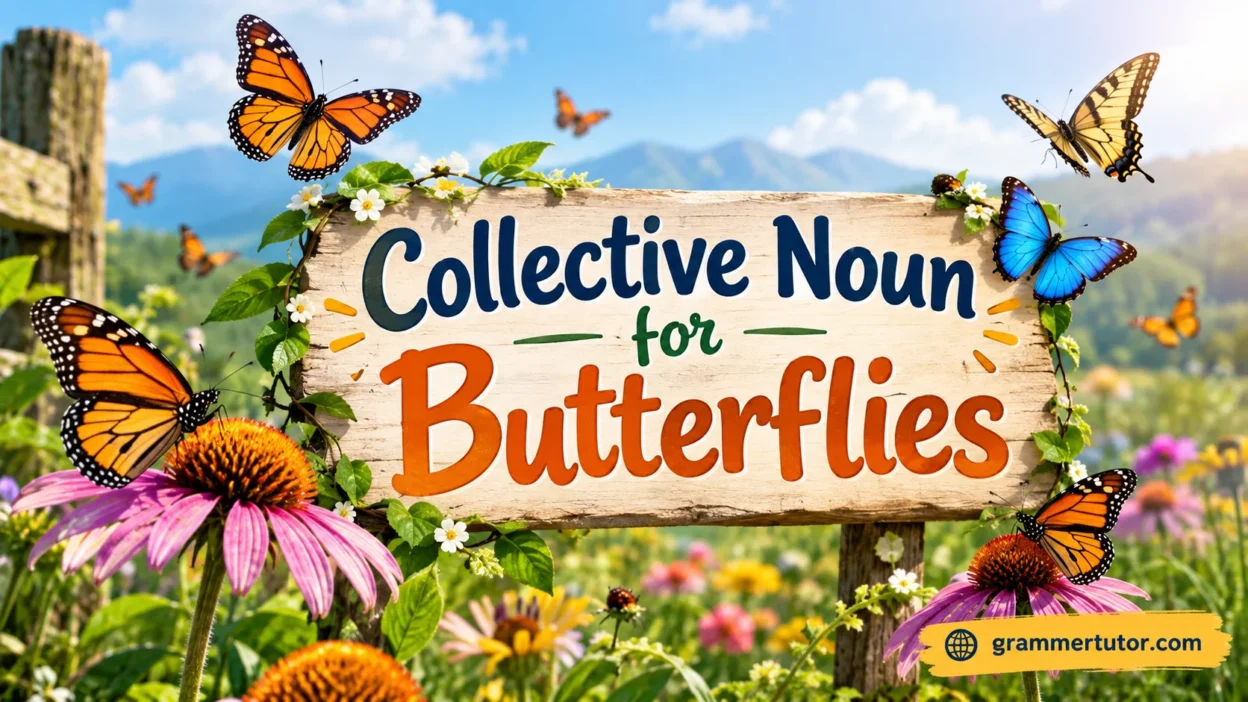 Collective Noun for Butterflies: Common Terms and Example Sentences