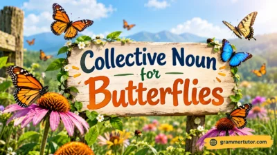 Collective Noun for Butterflies: Common Terms and Example Sentences