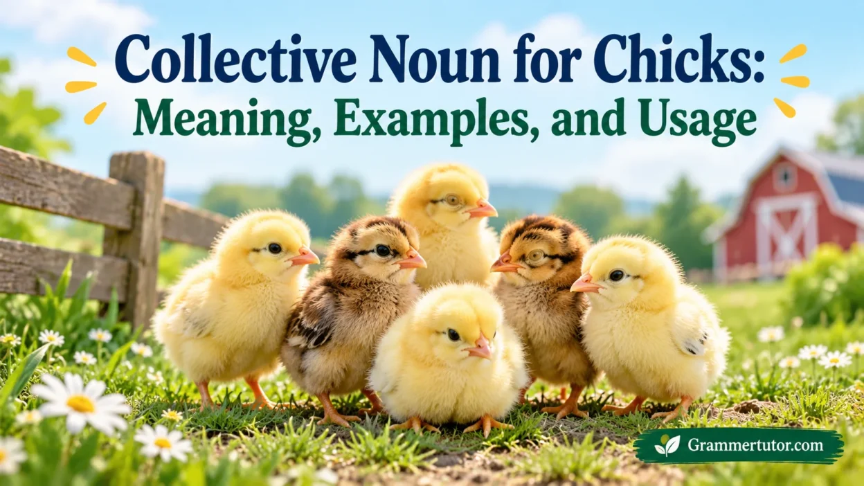 Collective Noun for Chicks: Meaning, Examples, and Usage