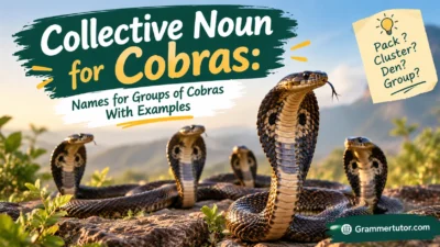 Collective Noun for Cobras: Names for Groups of Cobras With Examples