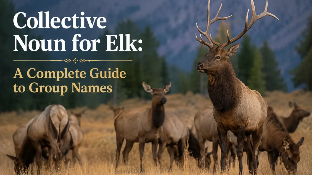 Collective Noun for Elk: A Complete Guide to Group Names