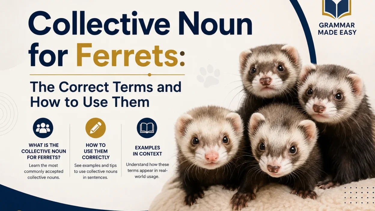 Collective Noun for Ferrets: The Correct Terms and How to Use Them