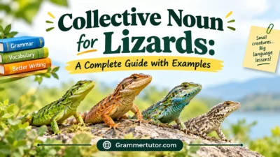 Collective Noun for Lizards: A Complete Guide with Examples