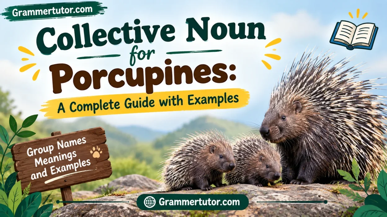 Collective Noun for Porcupines: A Complete Guide with Examples