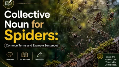 Collective Noun for Spiders: Common Terms and Example Sentences