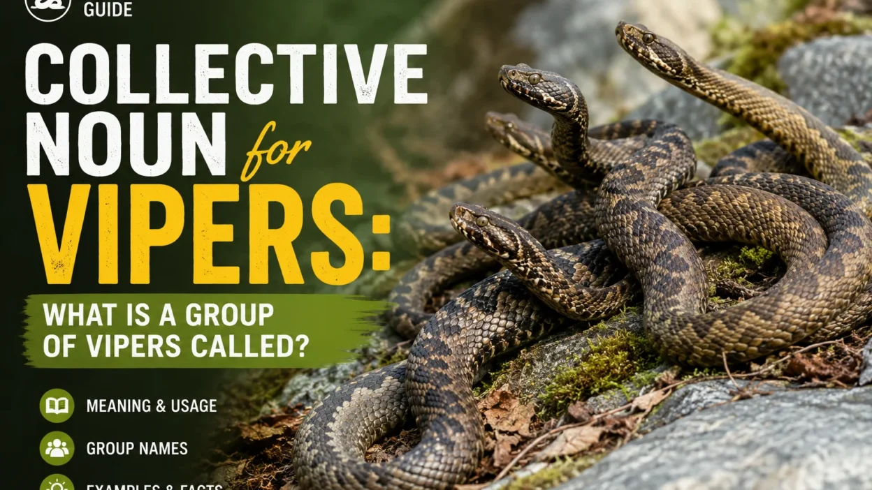 Collective Noun for Vipers: What Is a Group of Vipers Called?