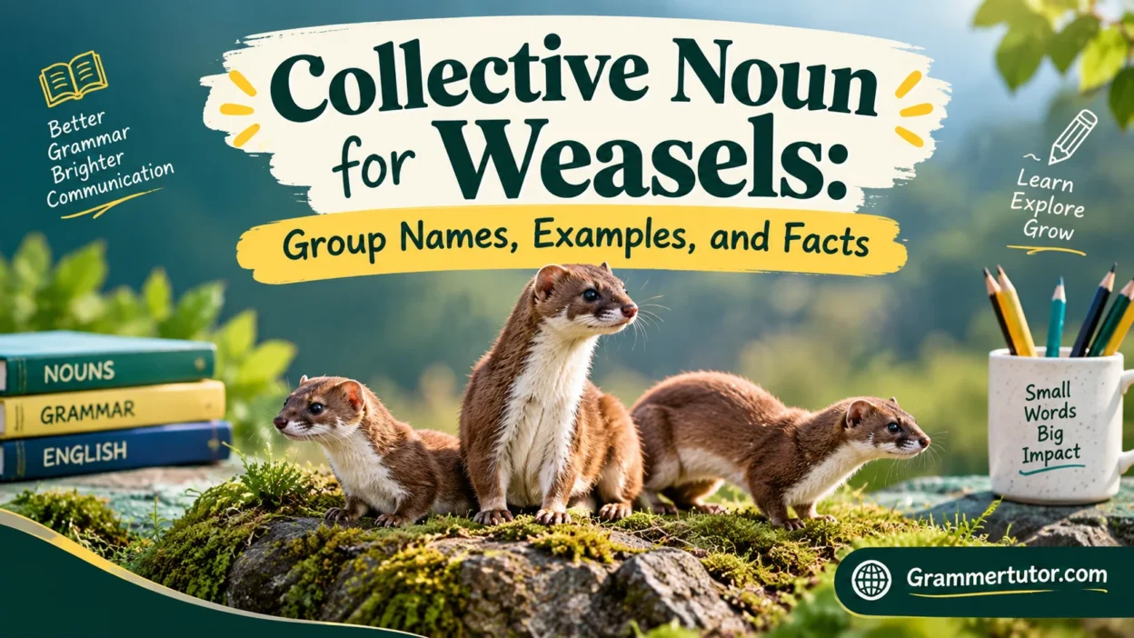 Collective Noun for Weasels: Group Names, Examples, and Facts