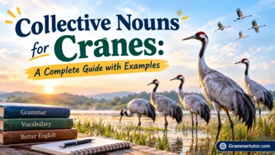 Collective Nouns for Cranes: A Complete Guide with Examples