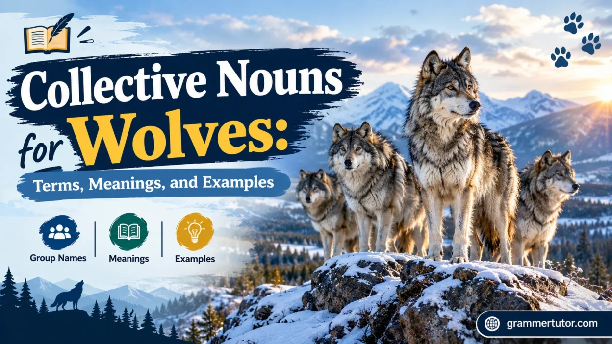 Collective Nouns for Wolves: Terms, Meanings, and Examples
