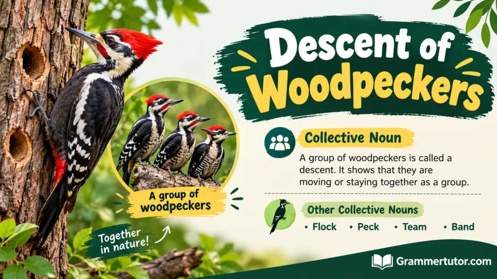 Descent of Woodpeckers