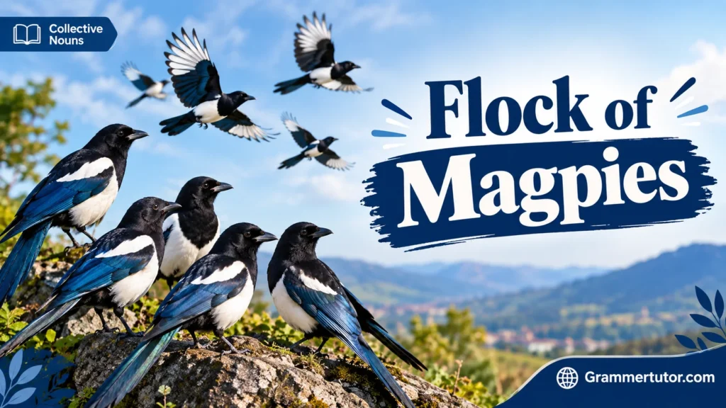 Flock of Magpies