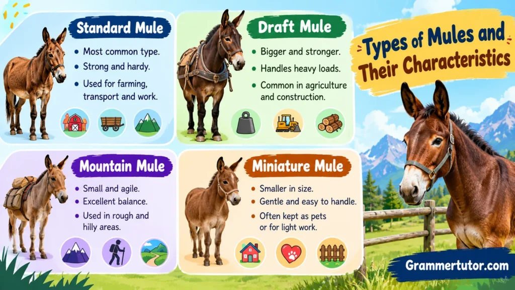 Types of Mules and Their Characteristics