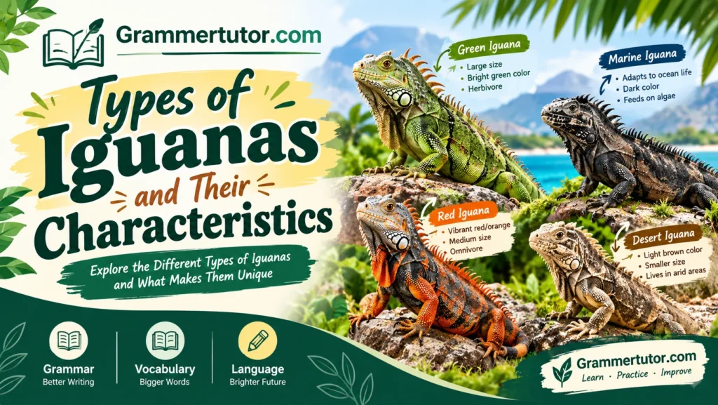 Types of Iguanas and Their Characteristics