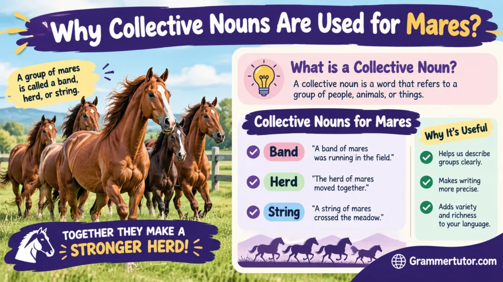 Why Collective Nouns Are Used for Mares