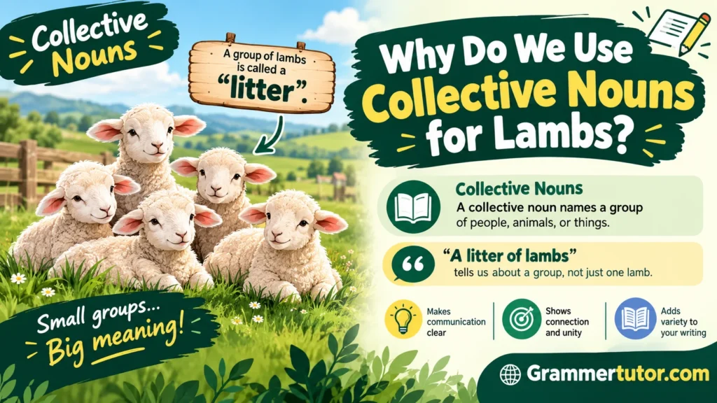 Why Do We Use Collective Nouns for Lambs?