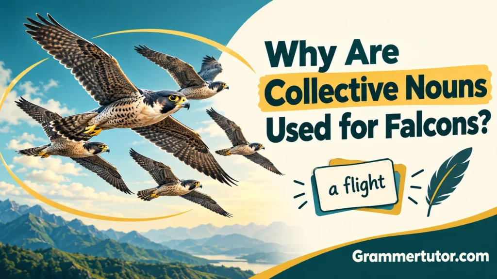Why Are Collective Nouns Used for Falcons?