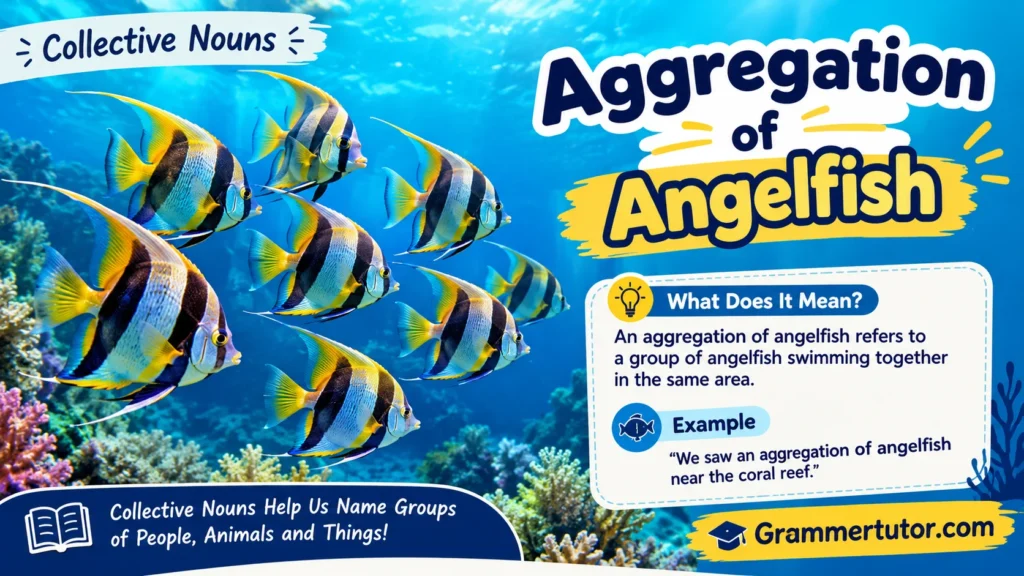 Aggregation of Angelfish