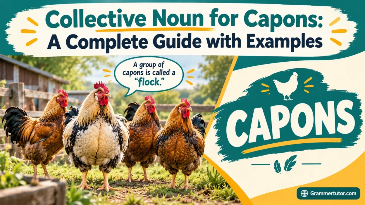 Collective Noun for Capons: A Complete Guide with Examples