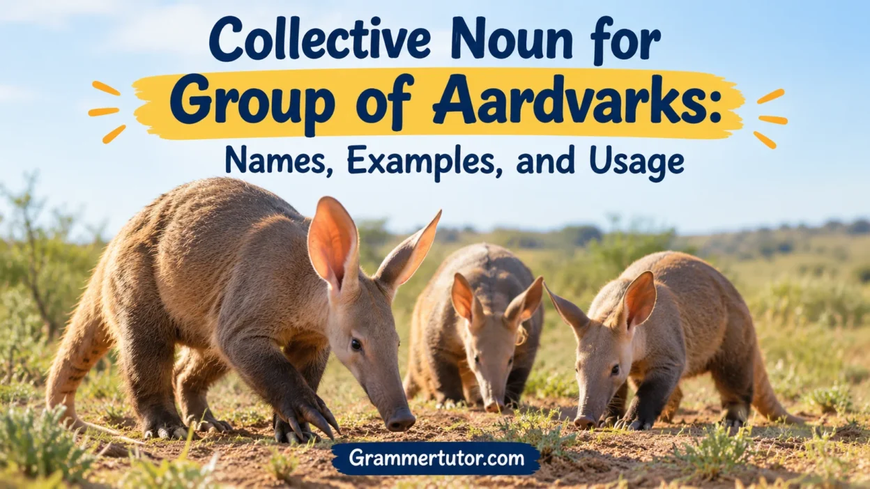 Collective Noun for Group of Aardvarks: Names, Examples, and Usage