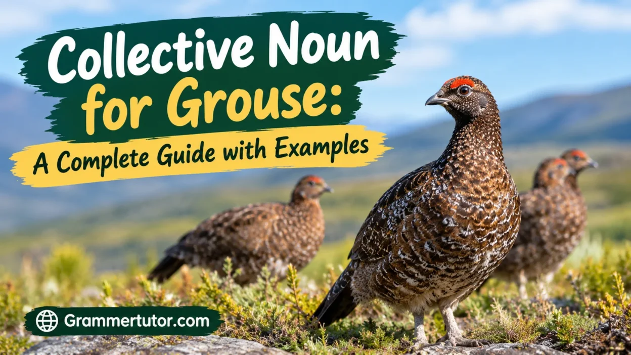 Collective Noun for Grouse: A Complete Guide with Examples