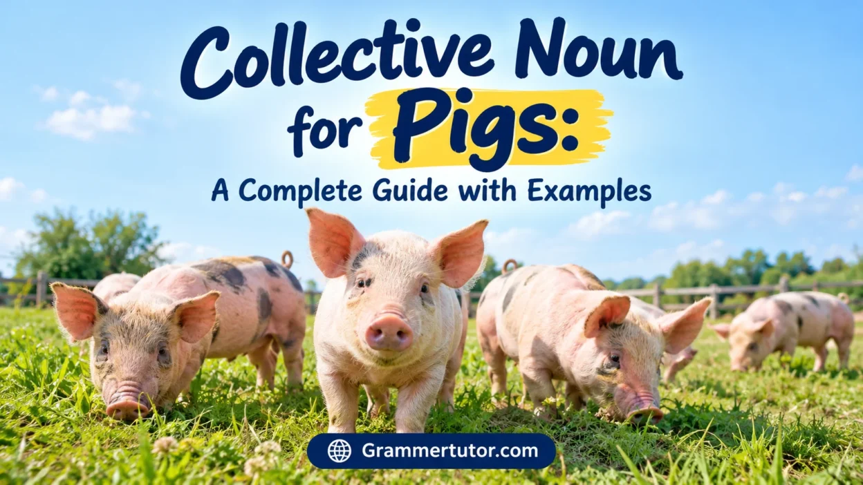 Collective Noun for Pigs: A Complete Guide with Examples