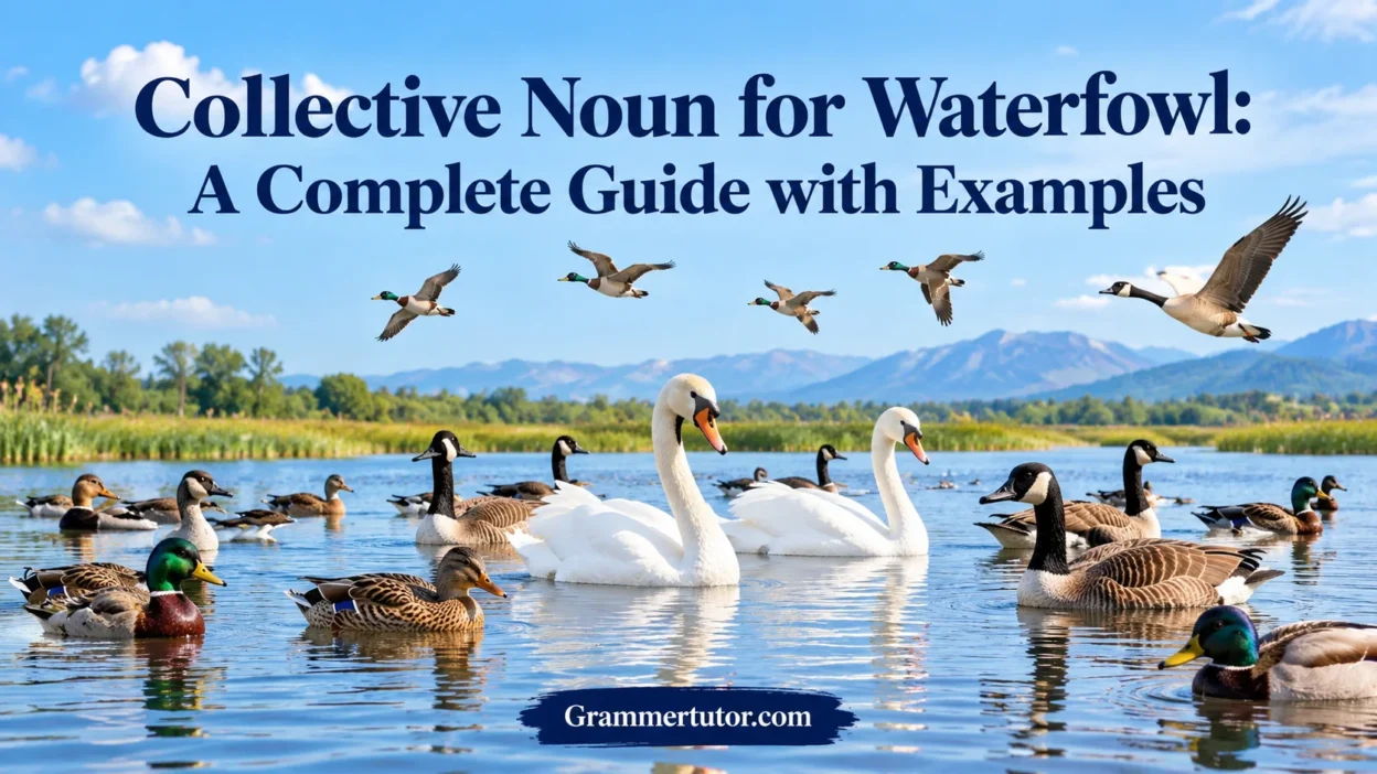 Collective Noun for Waterfowl: A Complete Guide with Examples